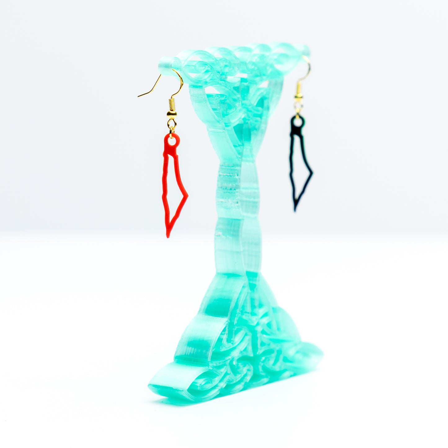 Palestine Map Earrings Silver Gold Hook | Hollow Outline Design | Hypoallergenic | Colorful & Charitable Gift