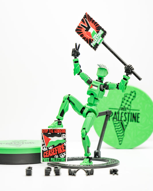Protest Hero Action Figure Palestine Edition | Dummy 13 | Donation to charity