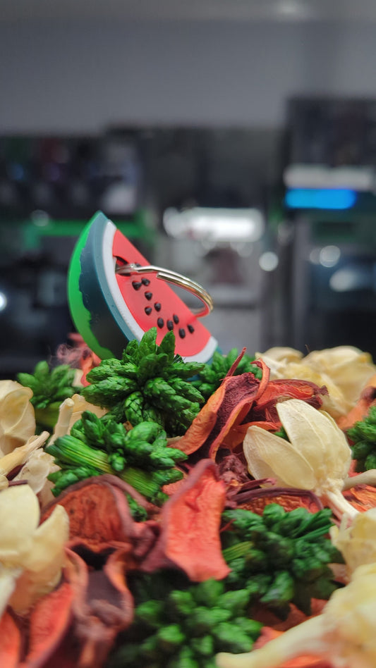 Palestine Watermelon Keychain: 3D Printed Symbol of Freedom